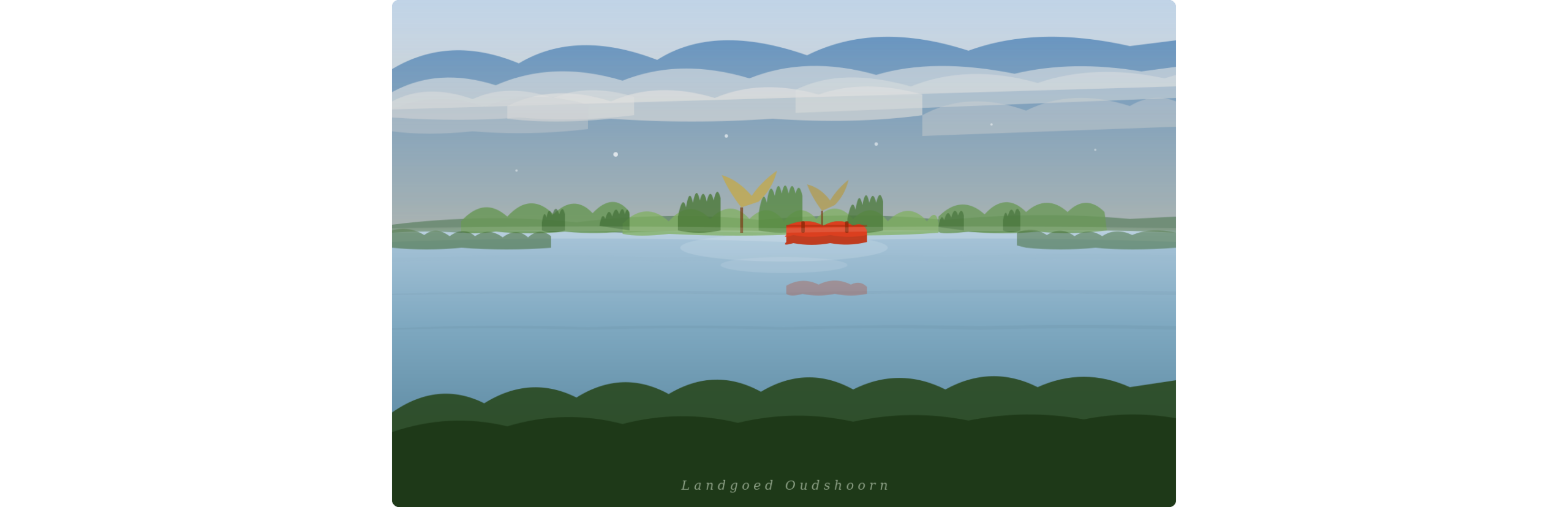 Impressie uitzicht Landgoed Oudshoorn